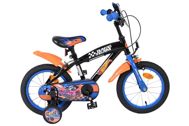 Vélo pour enfants Heiße Räder Hot Wheels - garçons - 14 pouces - noir - deux freins à main