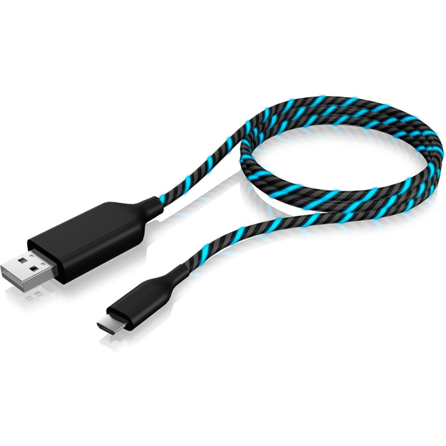 Boîte glacée ICY BOX IB-CB023EL USB-A à Micro-USB-B Electroluminesce