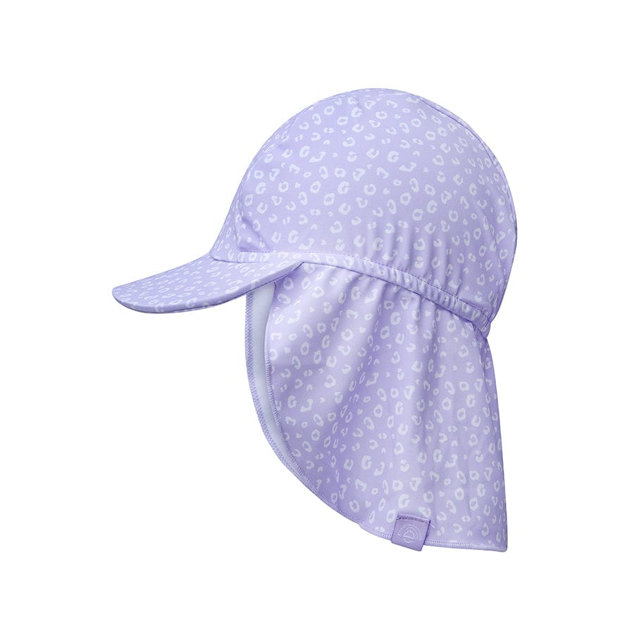 Léopard | casquette solaire uv lilas