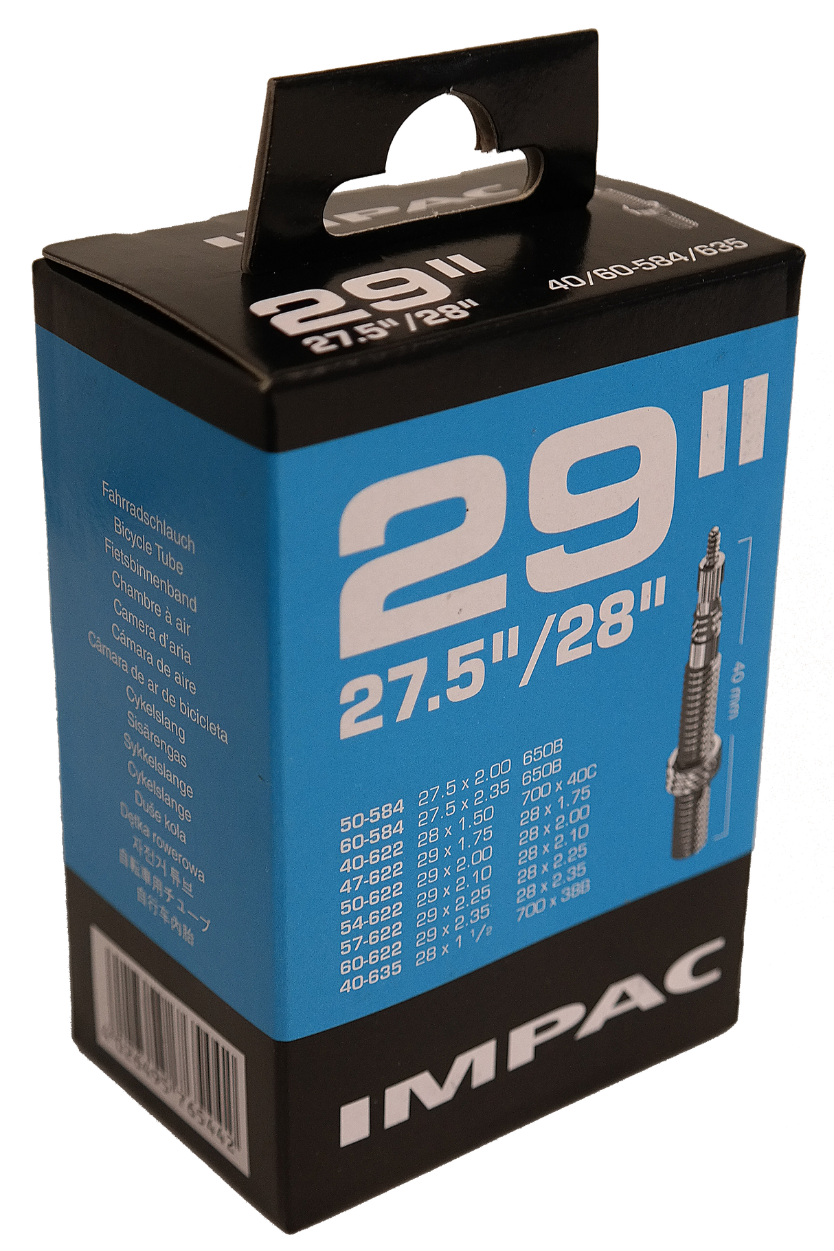 Impac (Schwalbe) Tube intérieur SV19 28 29 pouces 40 60-622-635 40 mm