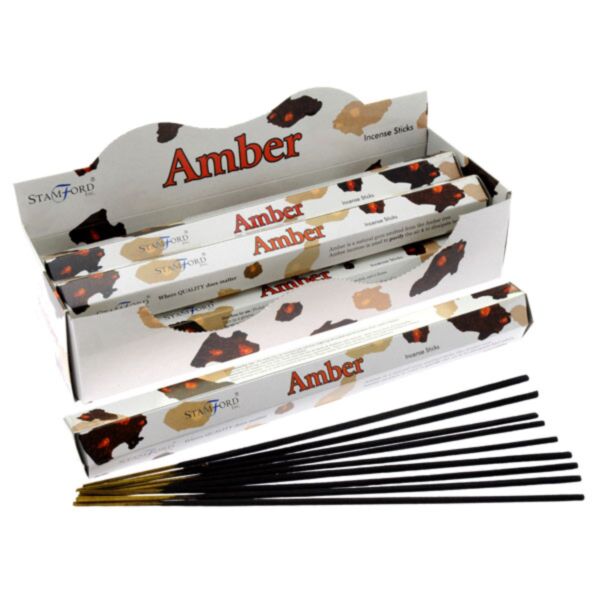 37111 ambre - bâtons d'encens hexagonaux de qualité supérieure Stamford
