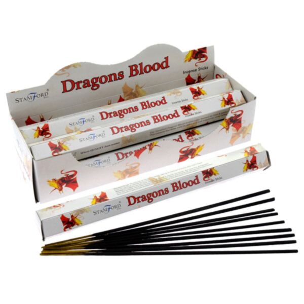 37123 sang de dragon - bâtons d'encens hexagonaux de qualité supérieure Stamford