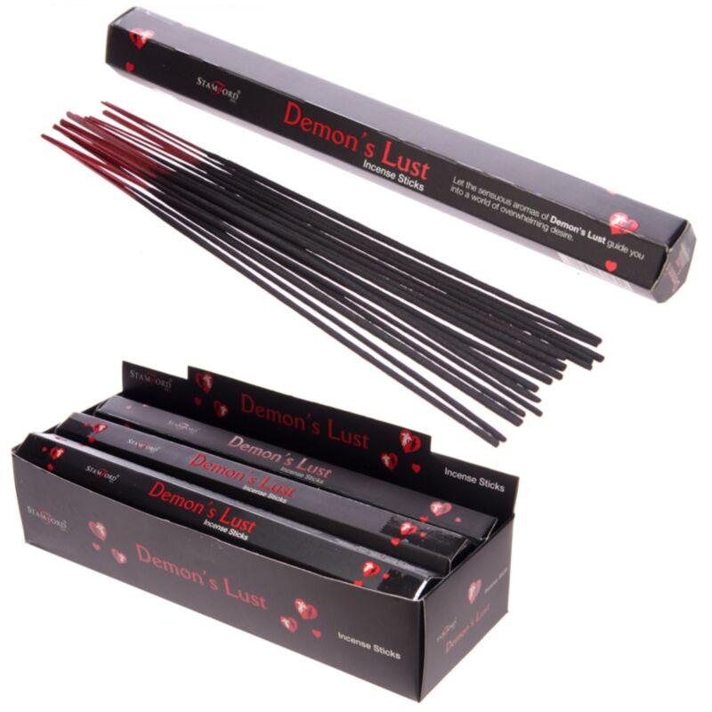 37130 démons luxure - bâtons d'encens noir stamford