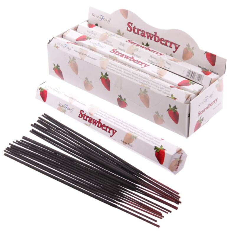 37141 fraise - bâtons d'encens hexagonaux Stamford Premium