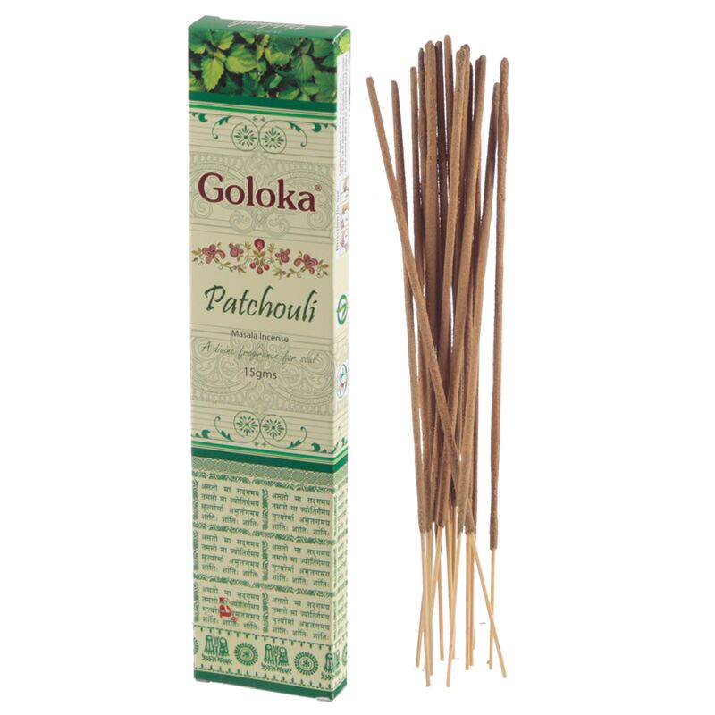 Patchouli - bâtons d'encens goloka masala