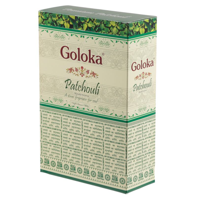 Patchouli - bâtons d'encens goloka masala