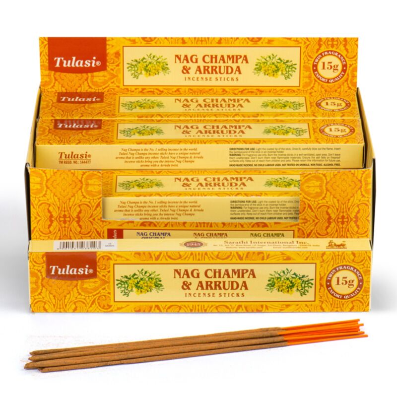 37291 arruda - bâtons d'encens tulasi nag champa