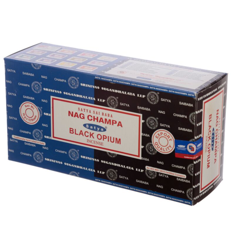 01307 bâtons d'encens satya nag champa opium noir