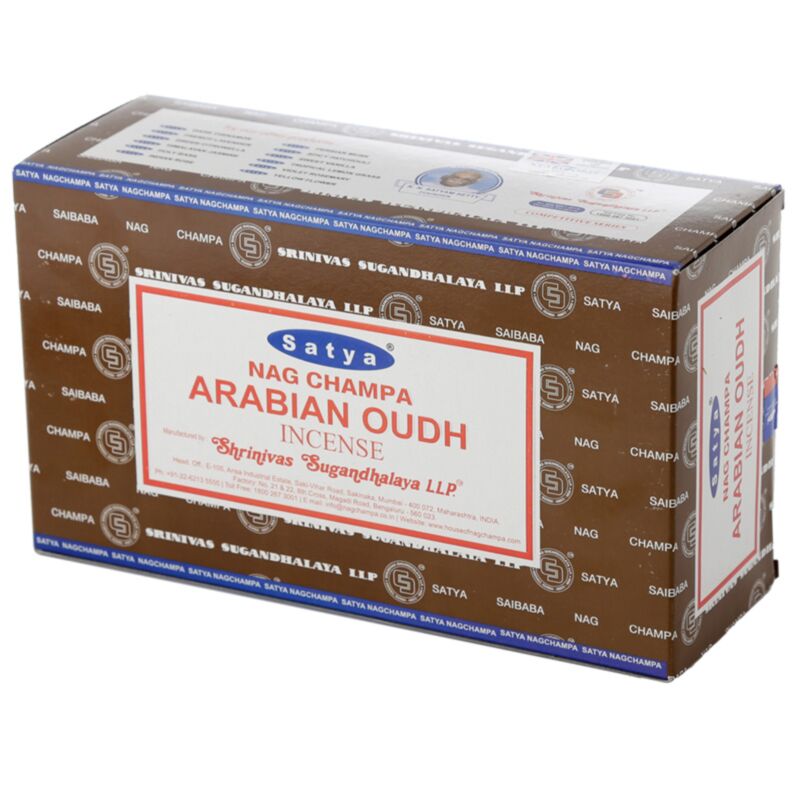 01343 bâtons d'encens oud arabe - satya nag champa