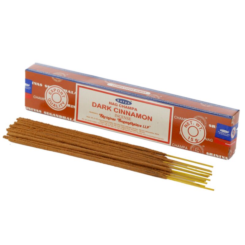 01349 cannelle foncée - bâtons d'encens satya nag champa