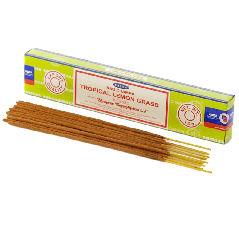 01366 citronnelle tropicale - bâtons d'encens satya nag champa