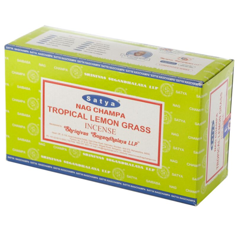 01366 citronnelle tropicale - bâtons d'encens satya nag champa