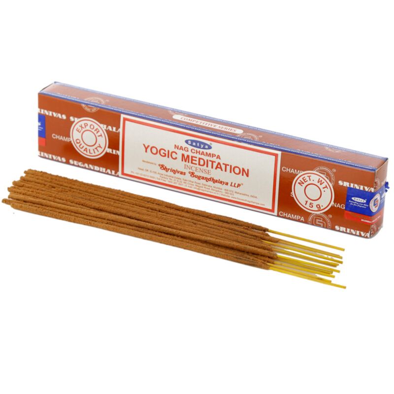01369 méditation yogi - bâtons d'encens satya nag champa