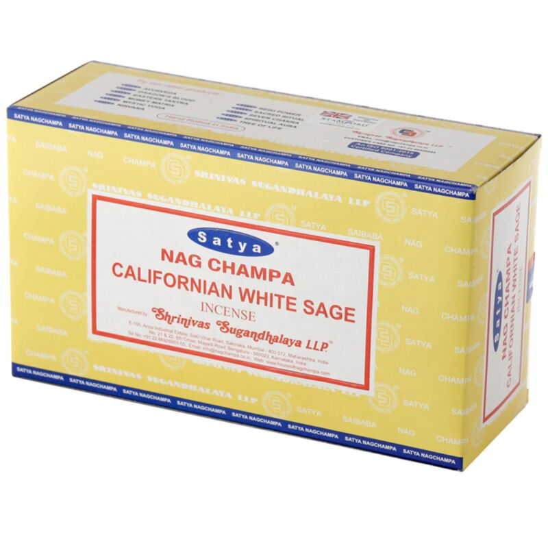 01406 vfm sauge blanche de Californie - bâtons d'encens satya nag champa
