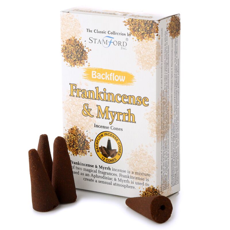 37425 Cônes d'encens à reflux Stamford - Myrrhe d'encens
