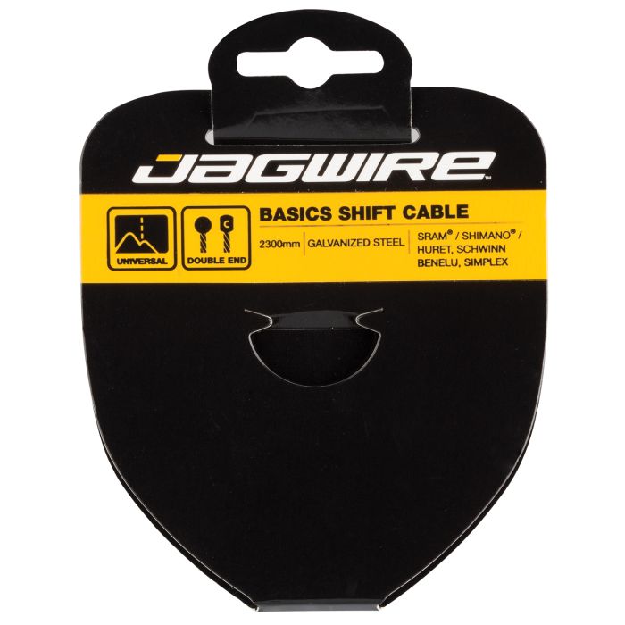 Câble de changement de vitesse Jagwire - basics galvanisé - 1,2x2300mm - sram shimano huret, schwinn, benelu, simplex