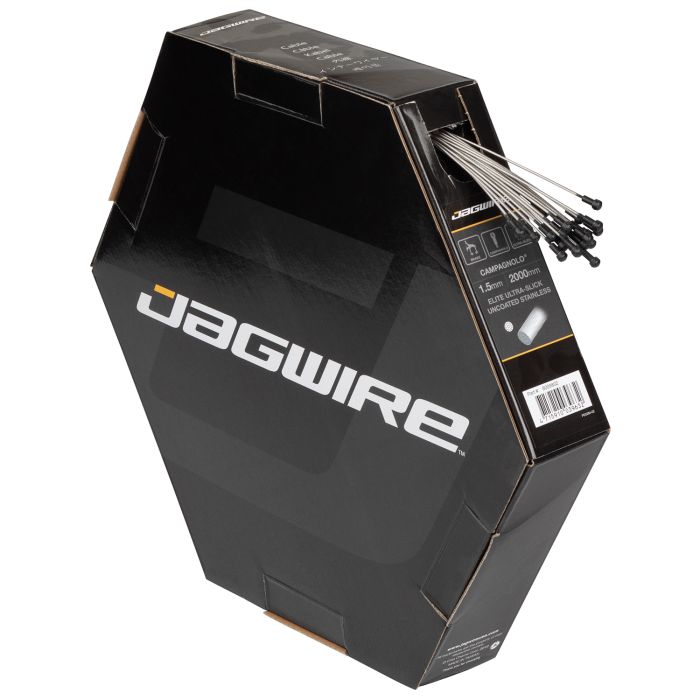 Câble de frein route Jagwire - acier inoxydable poli ultra-lisse élite - 1,5x2000mm - campagnolo (25pcs)