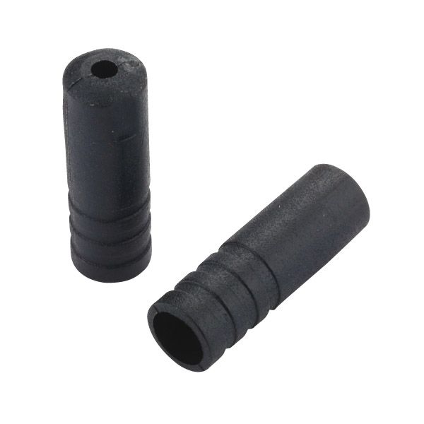Embouts Jagwire ouverts - décalage 4mm - plastique (500pcs) - noir
