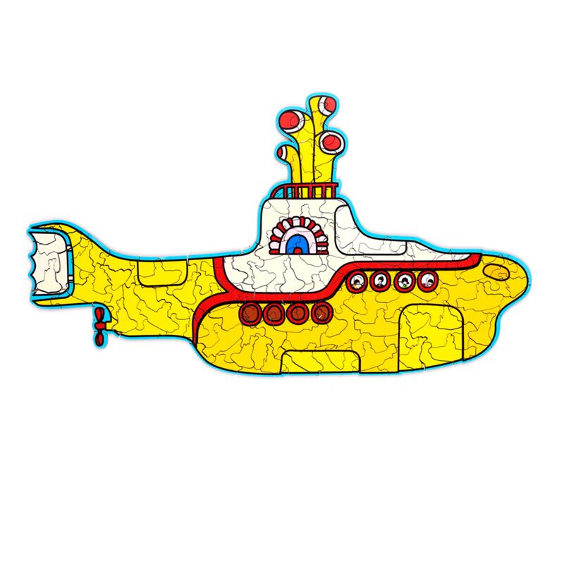Le sous-marin jaune des Beatles, puzzle 130 pièces