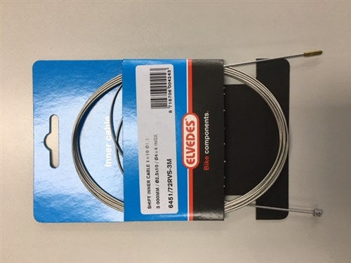 Engrenage Câble intérieur en acier inoxydable 2 mamelons 3 mètres 6451 72RVS 3M