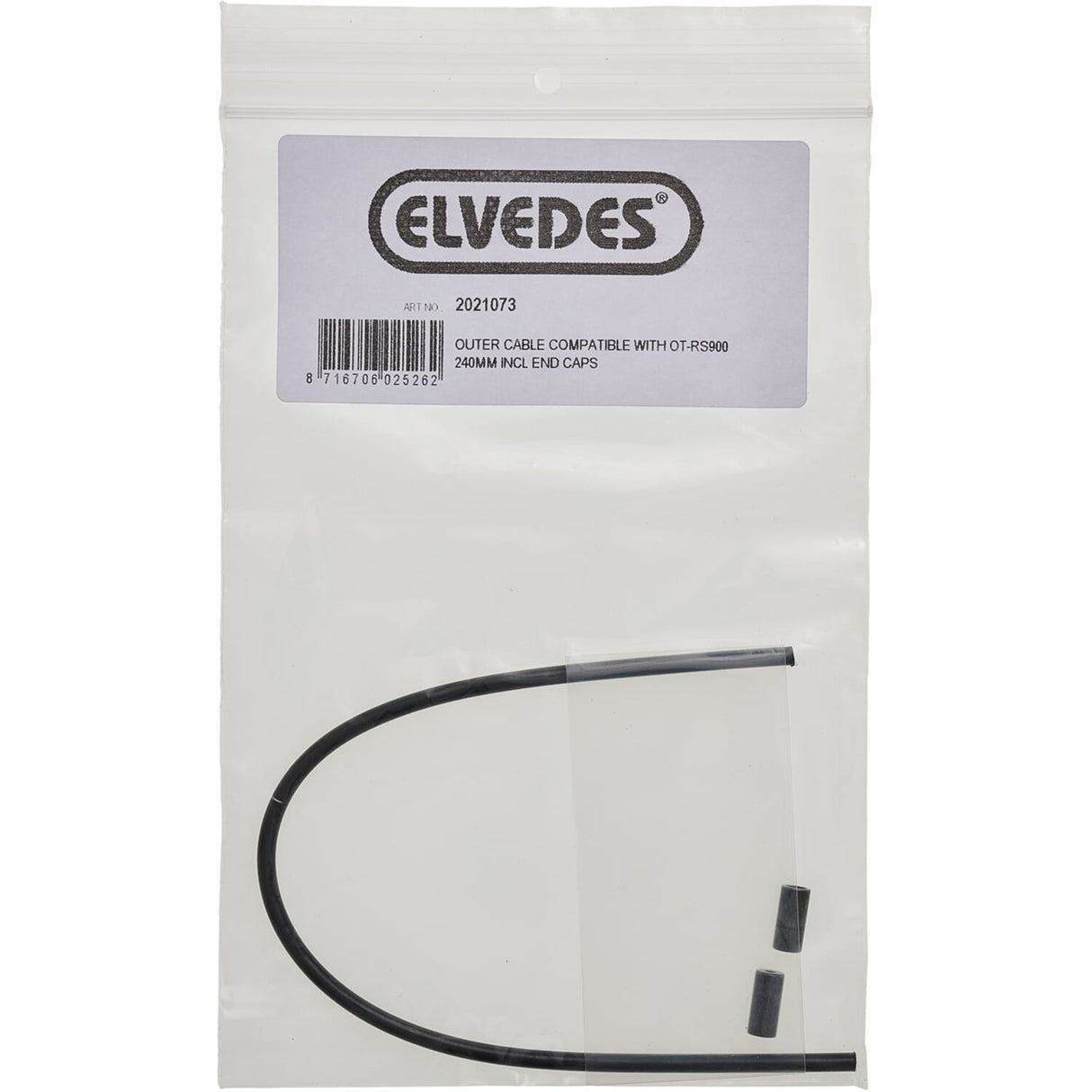 Elvedes Schakel Câble extérieur 240 mm incl.2 Ferruolts Superflex