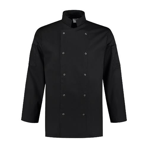 Bestex veste de chef polyester coton noir l