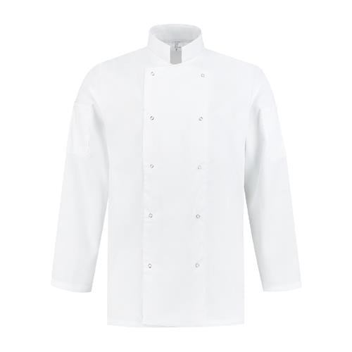 Bestex veste de chef polyester coton blanc l