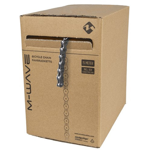 Collier M-Wave Speed Speed 1 2x1 8, brun gris. 15m sur rouleau, incl 10 commutateurs de connexion