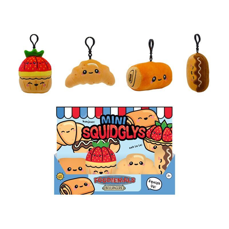 Mini porte-clés boulangerie Squidglys foodiemals