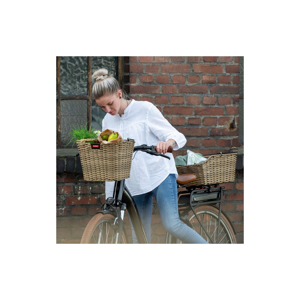 Klickfix rixen kaul panier, avant structura retro fr.basket r k structura retro noir
