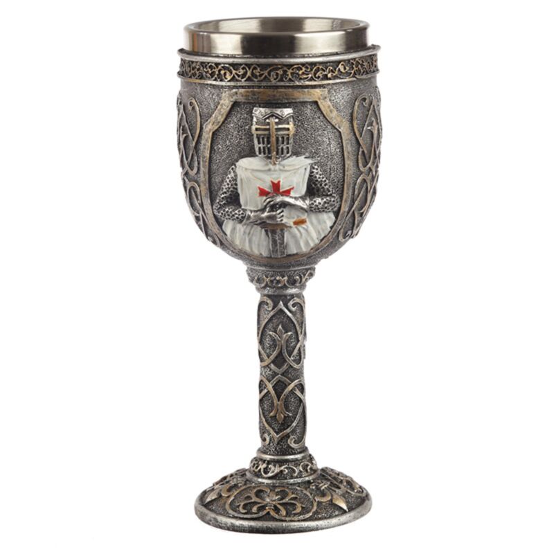 Calice de croisé de chevalier médiéval décoratif