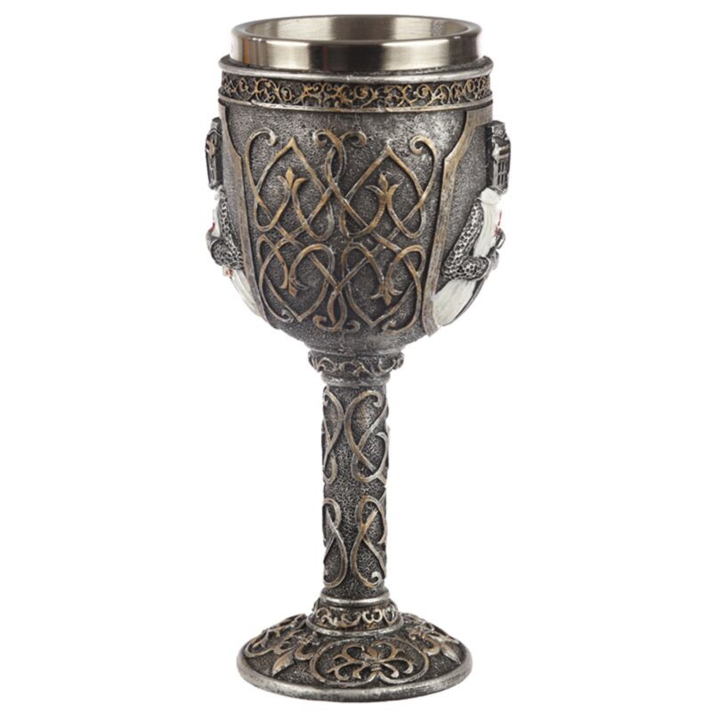 Calice de croisé de chevalier médiéval décoratif