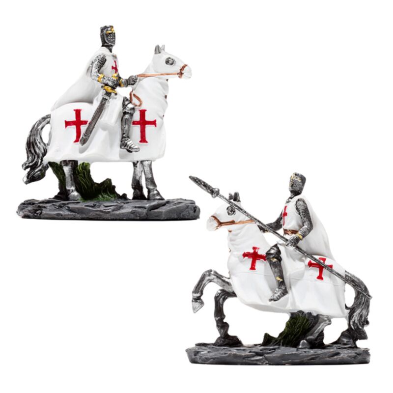Chevalier de croisade à cheval - protecteur