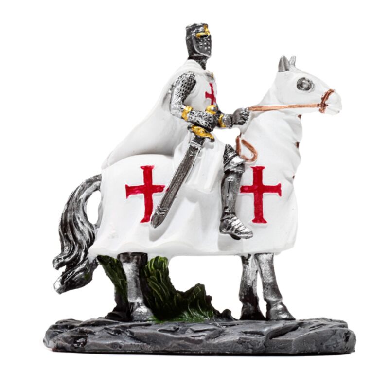 Chevalier de croisade à cheval - protecteur
