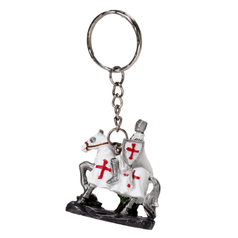 Porte-clés Chevalier de croisade à cheval défenseur