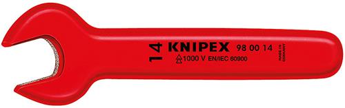 Clé à fourche Knipex 12 x 125 mm vde - 980012