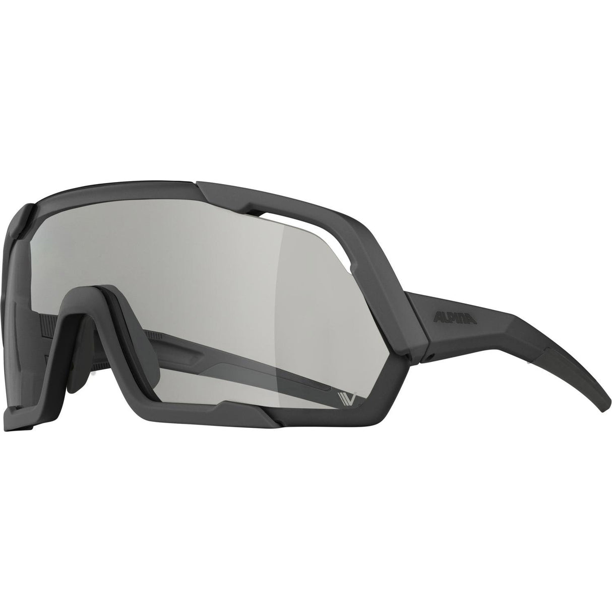 Alpina sports lunettes de sport rocket v noir mat