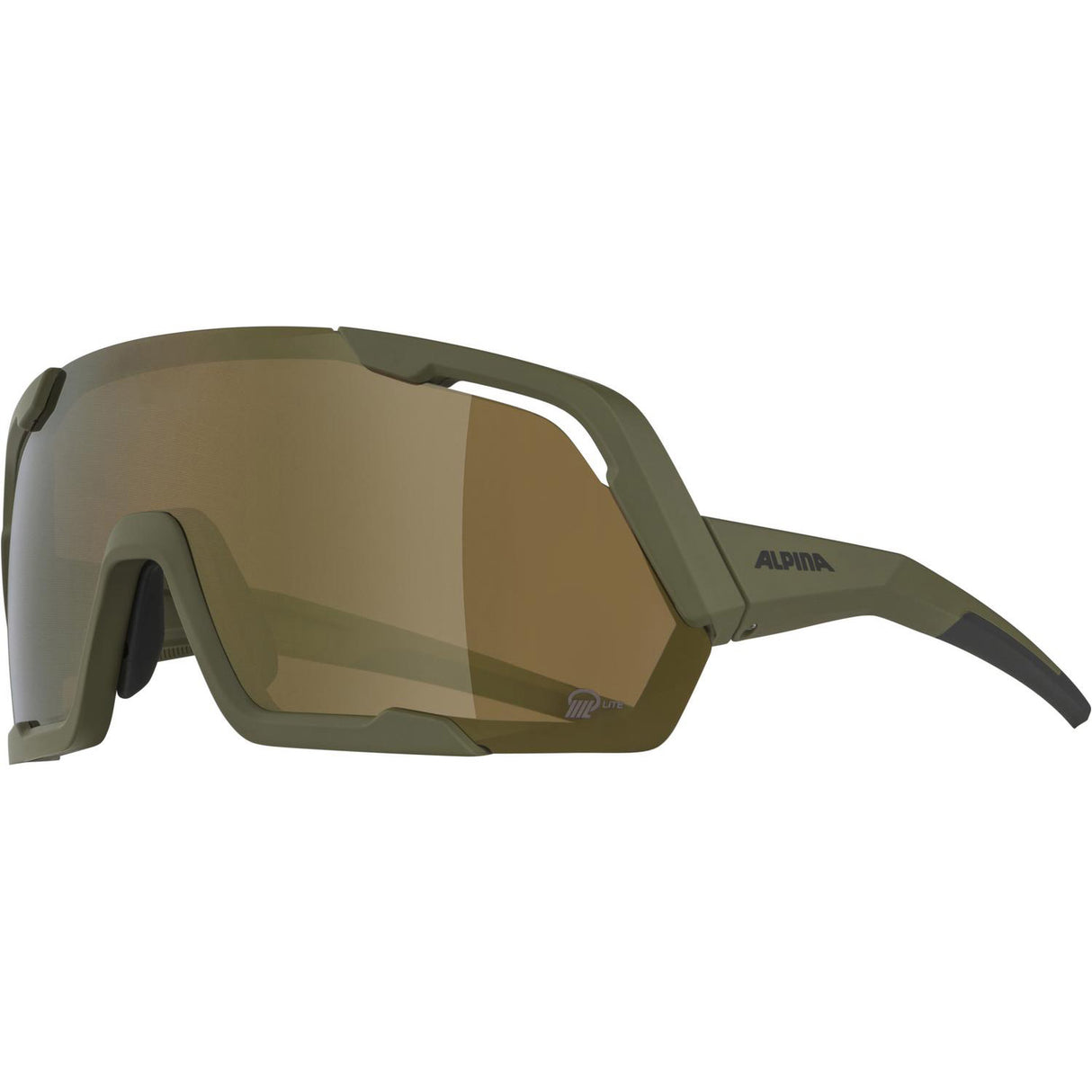 Alpina sports lunettes de sport fusée q-lite olive