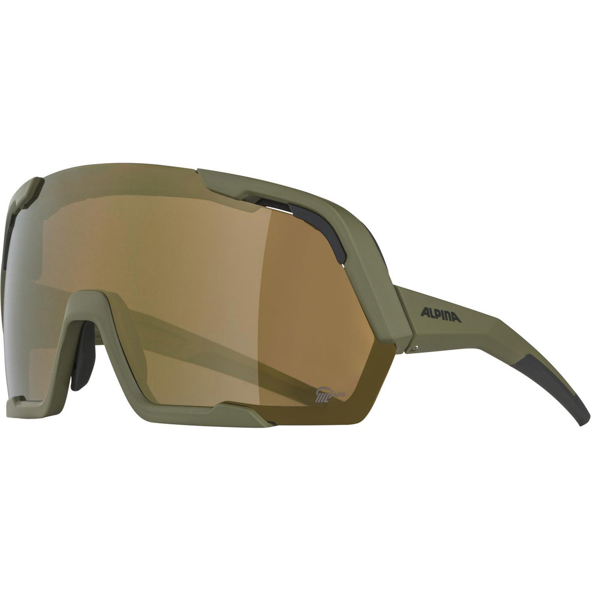 Alpina sports lunettes de sport rocket bold q-lite olive