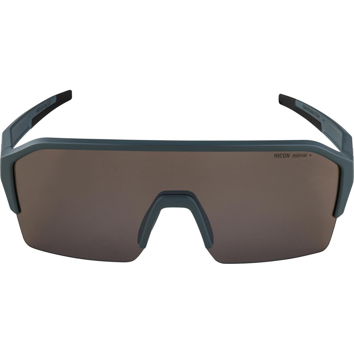 Lunettes de sport olympiques alpina sport ram hr q-lite argent. lentille miroir bleue