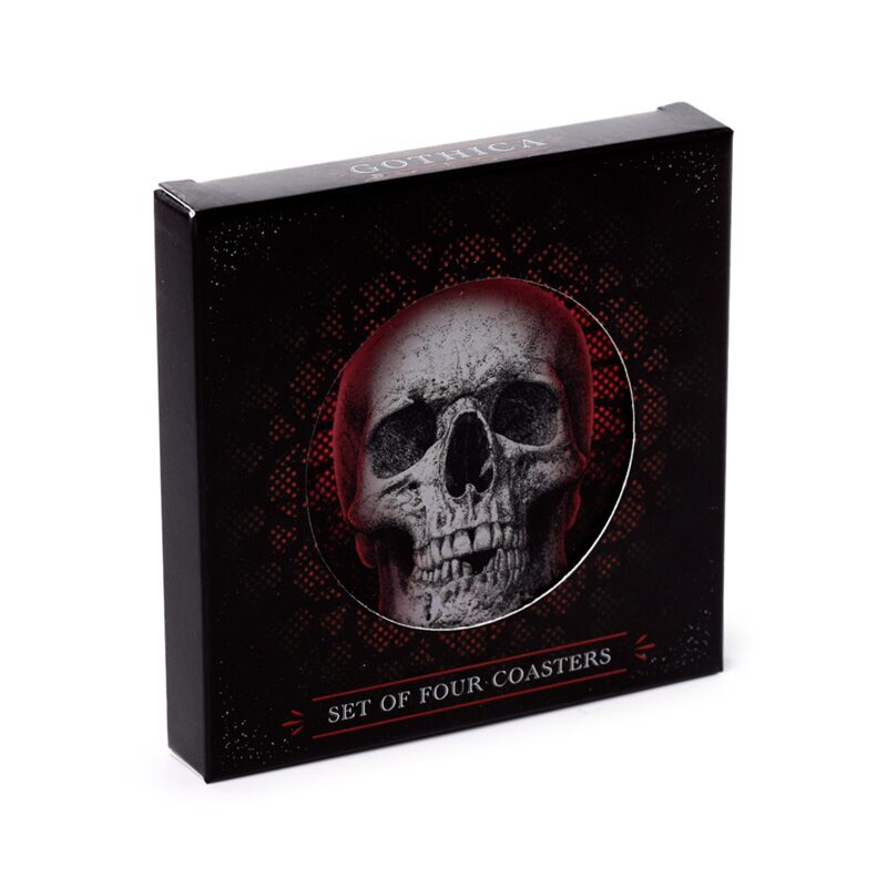 Ensemble gothique de 4 sous-verres