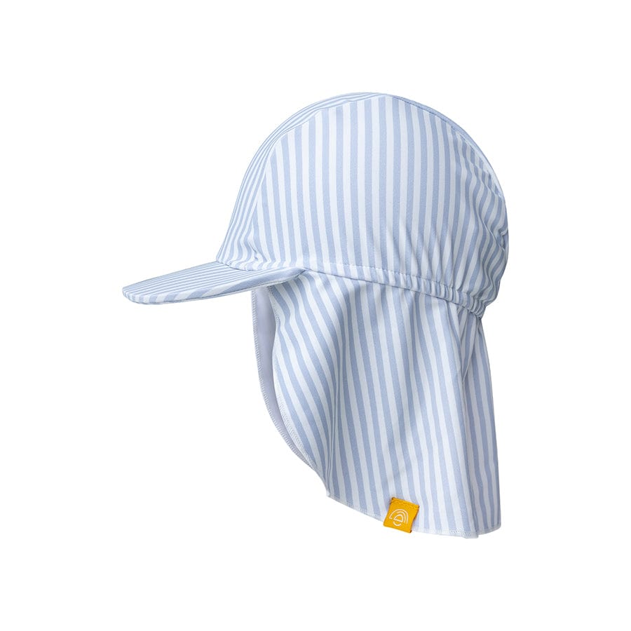 Rayures bleues | casquette solaire UV bleu blanc