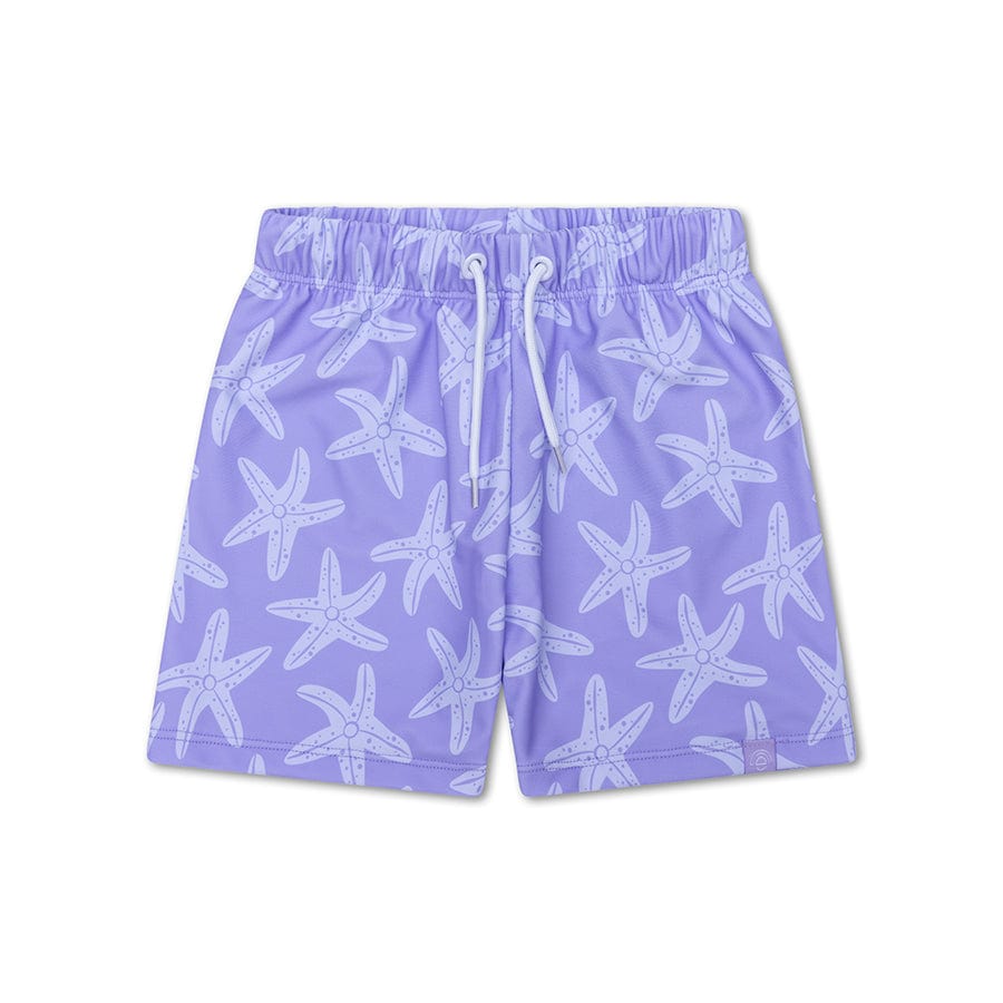 Étoile de mer | maillot de bain anti-UV lilas pour garçons