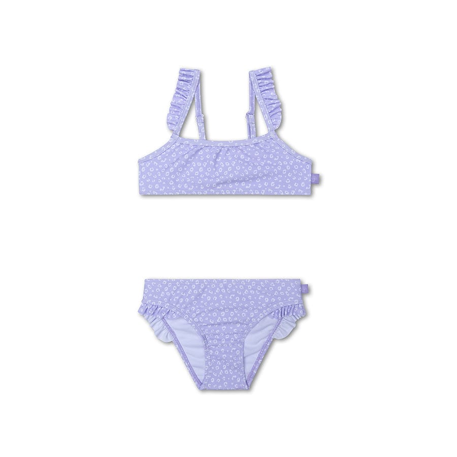 Léopard | bikini uv filles lilas