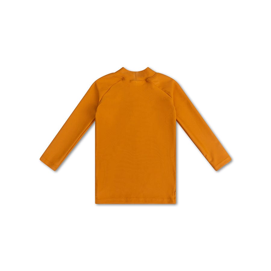 Étoile de mer | maillot de bain anti-UV orange à manches longues