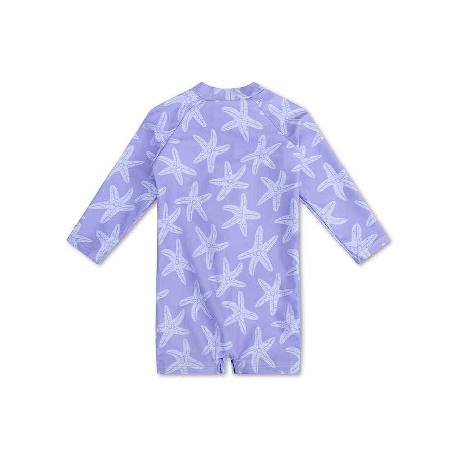 Étoile de mer | maillot de bain UV lilas pour garçons