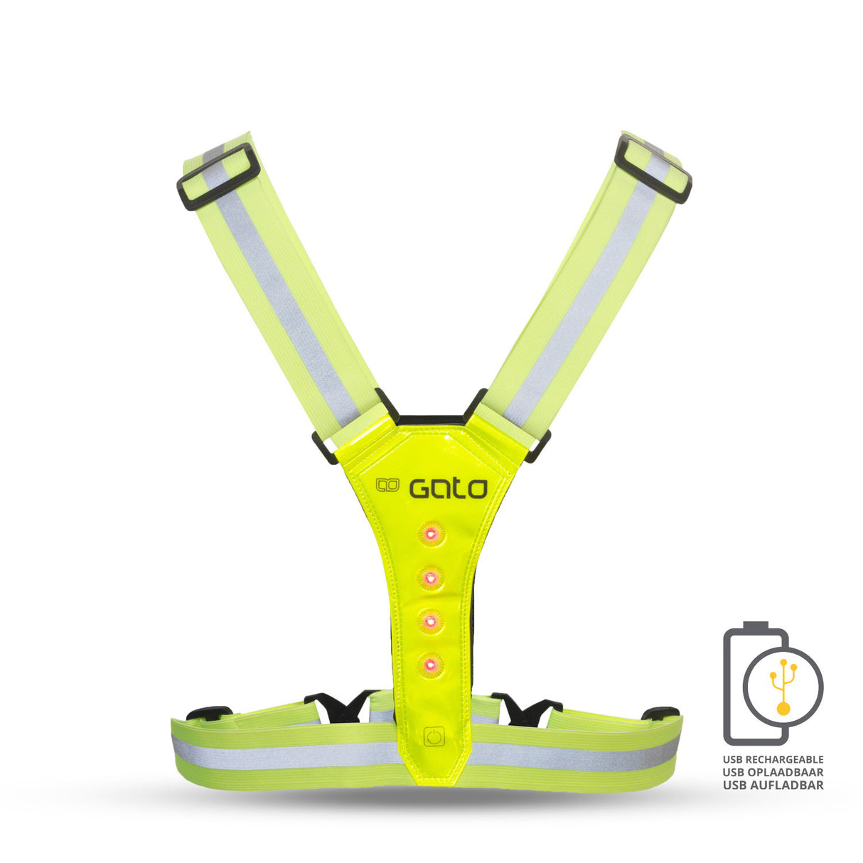 Outwet Sport Vest Vex LED USB Néongeel unique