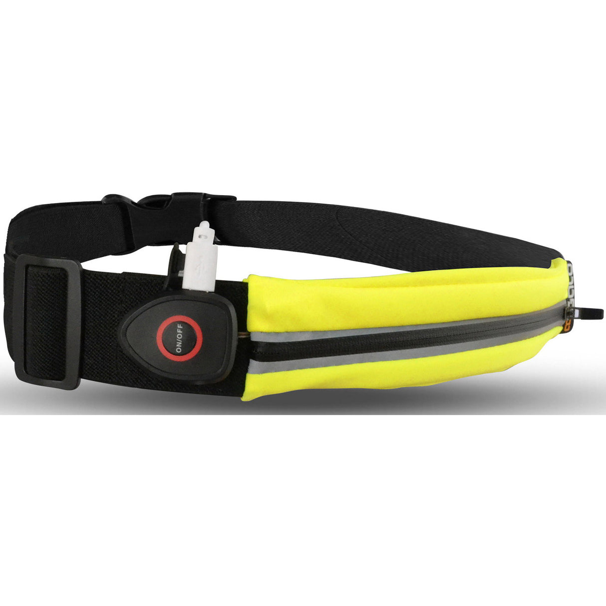 Gato sport usb led ceinture étanche néon jaune taille unique