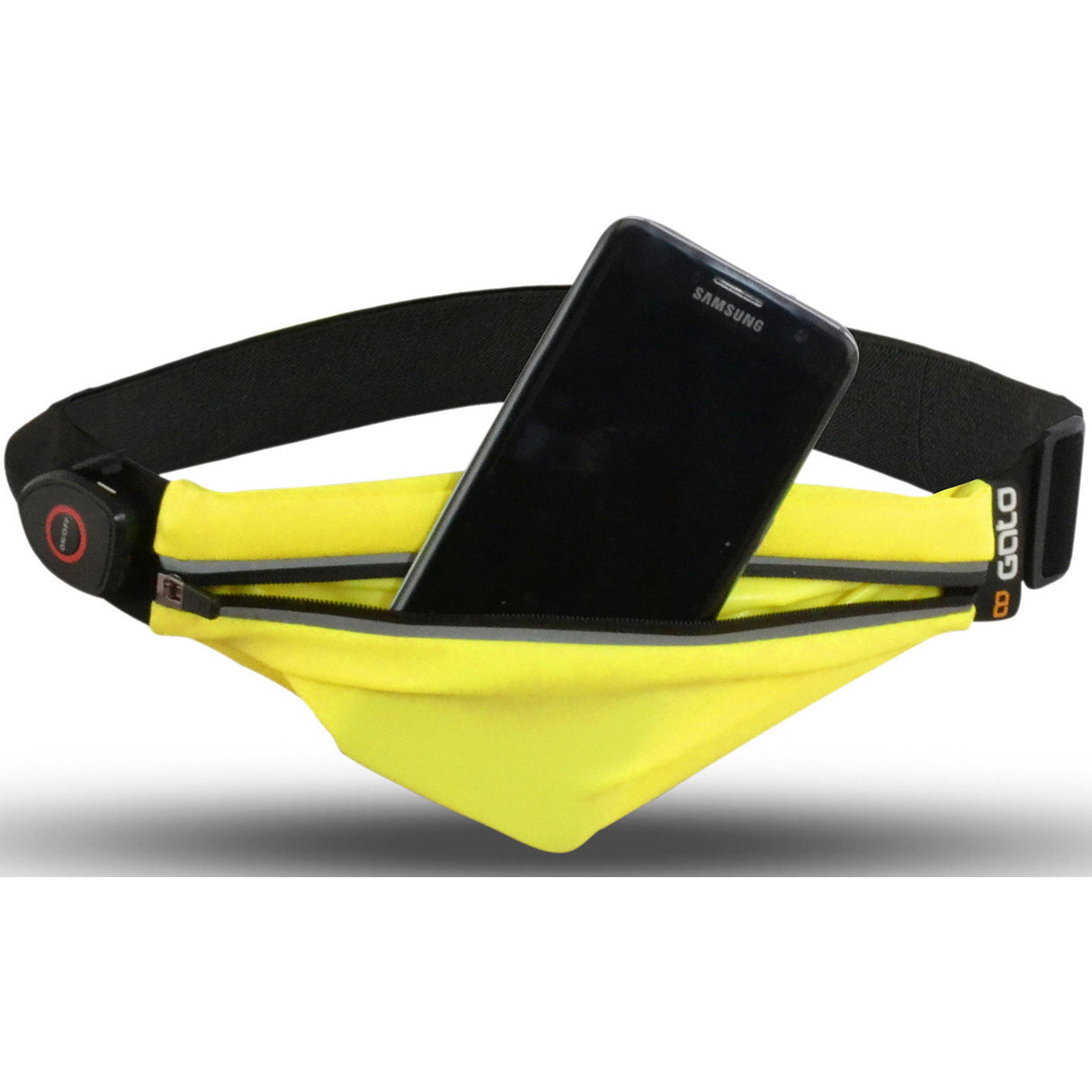 Gato sport usb led ceinture étanche néon jaune taille unique