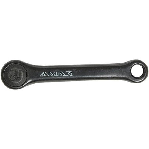 Pédalier Pieper manivelle gauche 4 bords 125mm acier b